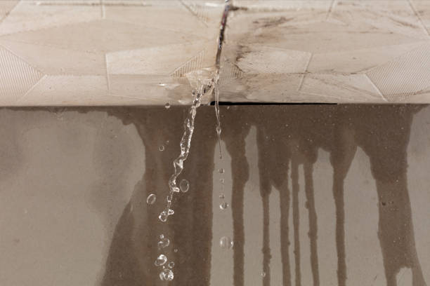 Professional Burst Pipe Cleanup technician working in Mannford, OK
